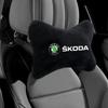 Poduszka pod szyję do samochodu Ochraniacz zagłówka z pluszu Uniwersalna poduszka na zagłówek i oparcie Do Skoda FABIA YETI KAMIQ KODIAQ SUPERB RAPID