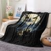 Owls  Print Flannel Blanket, High Quality Comfortable for All Seasons, Home Decor, Warmth and Comfort