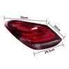Left+Right LED Rear Tail Light Brake Lamp 2059067103 2059067203 For Mercedes C-Class W205 2019-2021