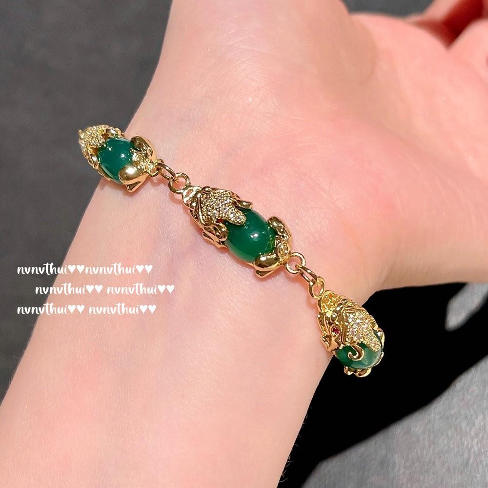 Jewelry Brazilian Chalcedony Pixiu Necklace, New Chinese Style, Chalcedony Pixiu Bracelet, Ring Set