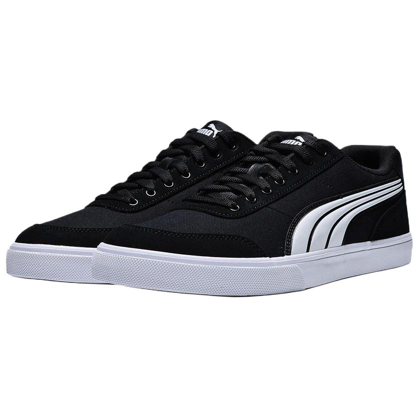 PUMA Court Ever CV Unisex Low Top Skate Shoes Black Soft Comfortable 40729103