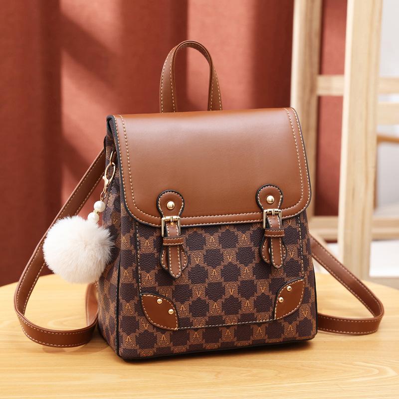 

Сумка женская 2025 новая модная рюкзак женский большой вместимости дорожный школьный рюкзак универсальный рюкзак женская сумка тренд