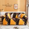 Fully Wrapped Elastic Sofa Cover Anti-slip Tightly Wrapped Sofa Towel Simple Geometric Orange SOFA Cover Multi-functional Soft