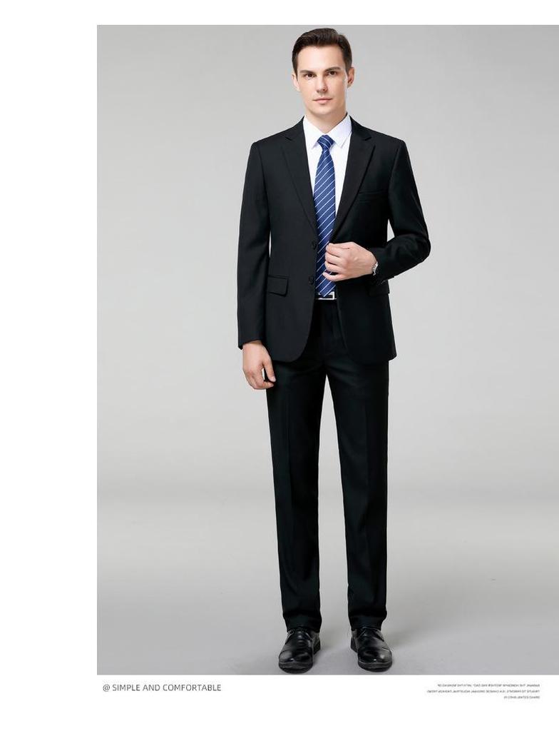 Men's Slim Fit Wool Suit Set for Spring 2025: Business, Wedding, or Banquet Tuxedo, Perfect for Father's Outfit.