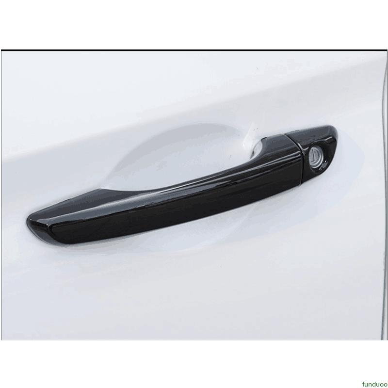 For Hyundai Verna Elantra 2017 2018    Glossy Black Car Door Handle Cover Trim Sticker Styling Auto Accessories