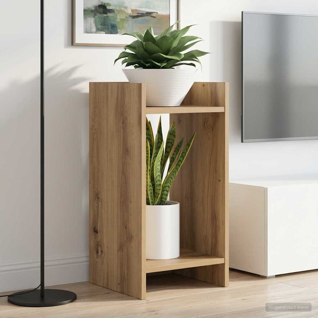 Plant Stand Artisan Oak 30 x 30 x 60 cm Engineered Wood