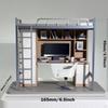 1/12 Dollhouse University Dormitory Scence,Dollhouse Furniture,Doll House Decoration Creative