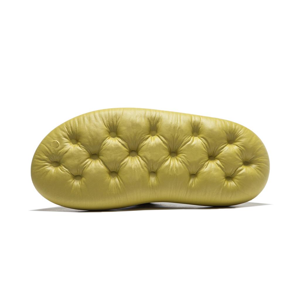 Li Ning Slide Lightweight Simple Comfortable Durable Versatile Silent Slippers Unisex Slippers Olive-Yellow-Green AZSU003-3