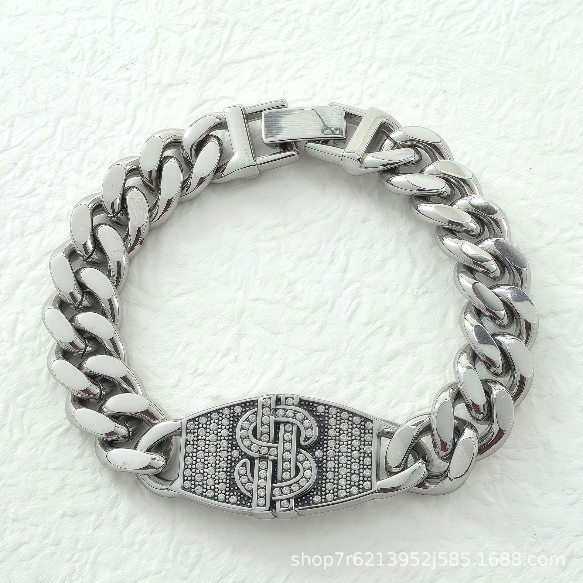 

Браслет из нержавеющей стали и меди в стиле хип-хоп, кубинский стиль, с черепом, подходит для повседневной носки мужчинами.