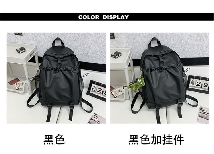 Schoolbag New Lightweight Waterproof Men's and Women's Backpack Tide Commuter Travel Large Capacity Backpack Junior High School Student College