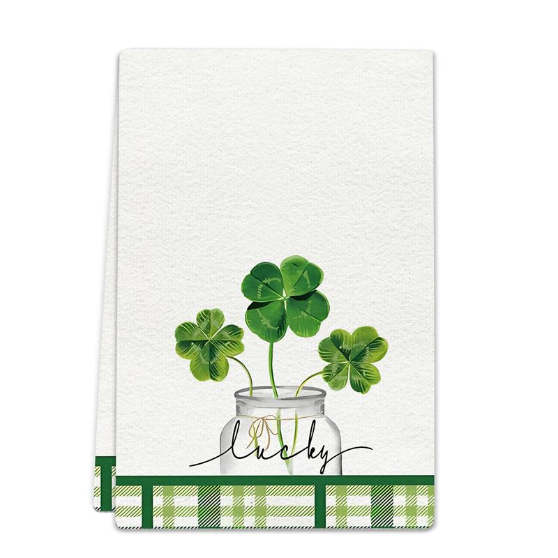 JIT Dropshipping Thanksgiving & Halloween Microfiber Kitchen Towels - Holiday Decorative Dish Towels