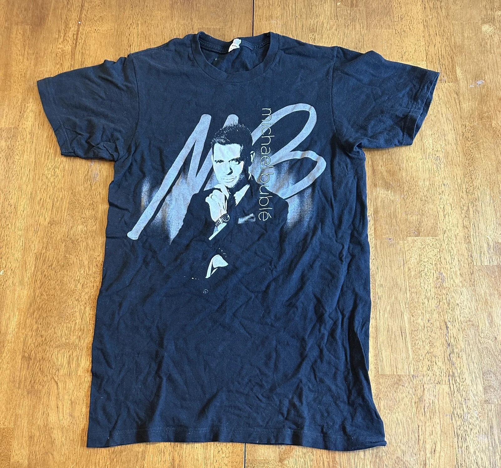 Michael Buble 2013 Concert T Shirt Boston Massachusetts Medium TD Garden M
