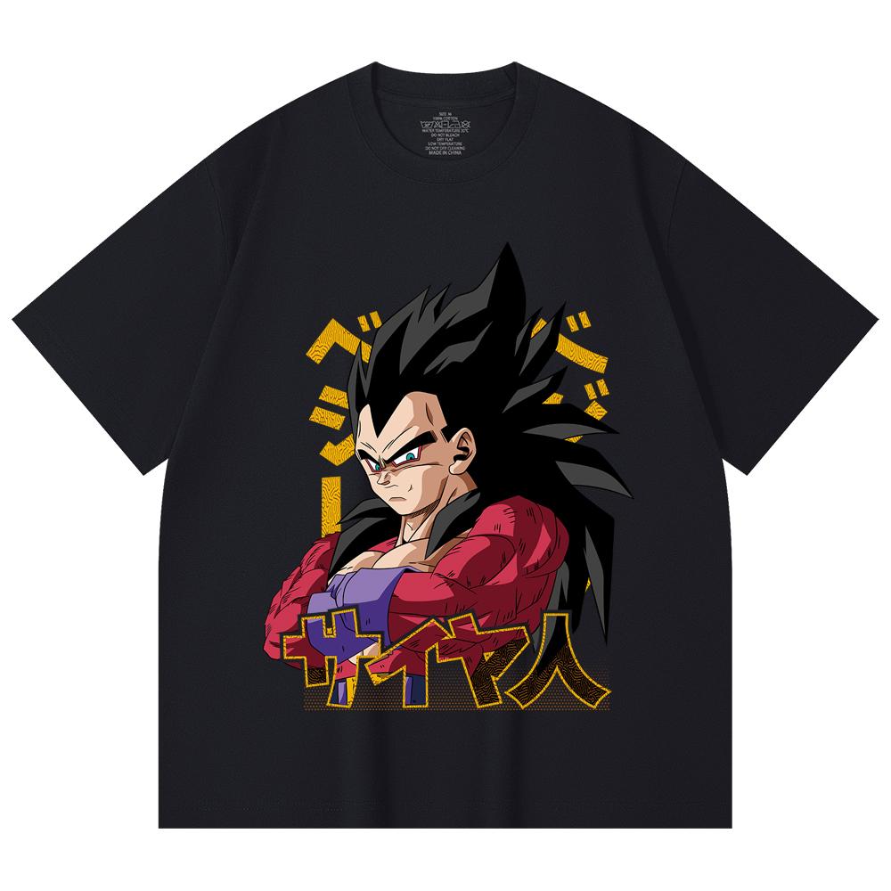 230 Gsm 100% Cotton Dragon Ball V18 Goku Print Unisex Heavy Cotton T Shirt