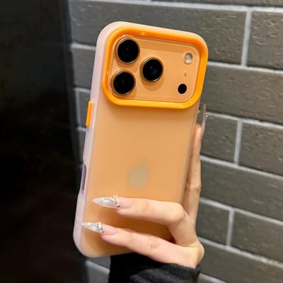 Apple 17 Pro Max Candy Color Frosted Phone Case - Skin-Feel, Anti-Fall Protective for iPhone 15/16.