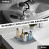 Diatomite Instant Drying Tray for Bathroom Kitchen Counter Drying Rack Sink Organizer Faucet Drying Mat Sponge Soap Holder Trays