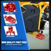 Dirt Bike Foot Pegs Footpegs Rest Pedal CNC for MX 650 500 MX650 MX500 SX500 MX350 Electric Dirt Bike Red