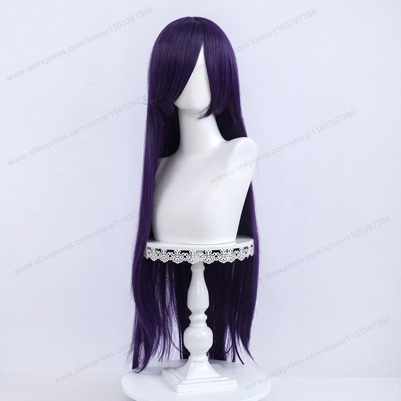 Anime 100Cm Long Staight Cosplay Synthetic Wig Black White Red Pink Brown Gold Blue Women Heat Resistant Hair High Quality Wigs
