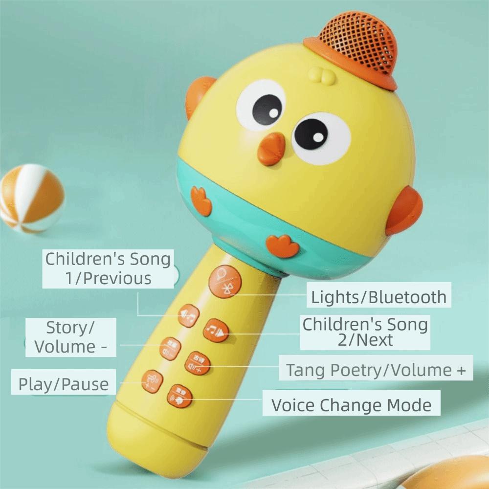 Music Kids Microphone with Speaker Cute Children Singing Machine  Home Use