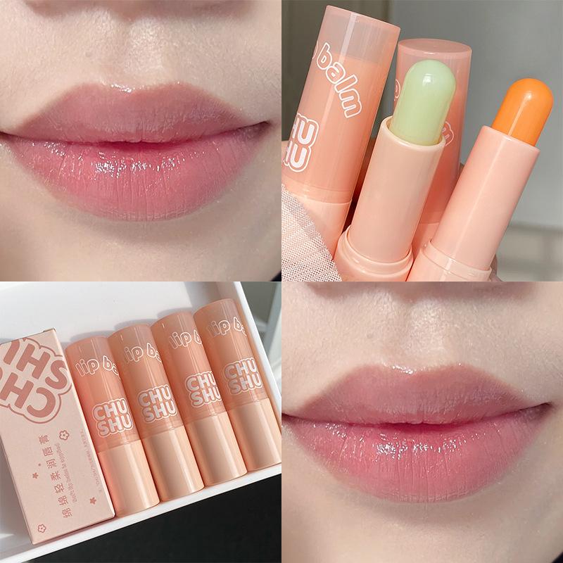 

Бальзам для губ First Bunch of Aloe Vera Carrot, меняющий цвет, увлажняющий, удаляющий омертвевшую кожу, разглаживающий морщины на губах, против сухости и трещин на губах 02 #Carrot Warm Lip Moisturizing