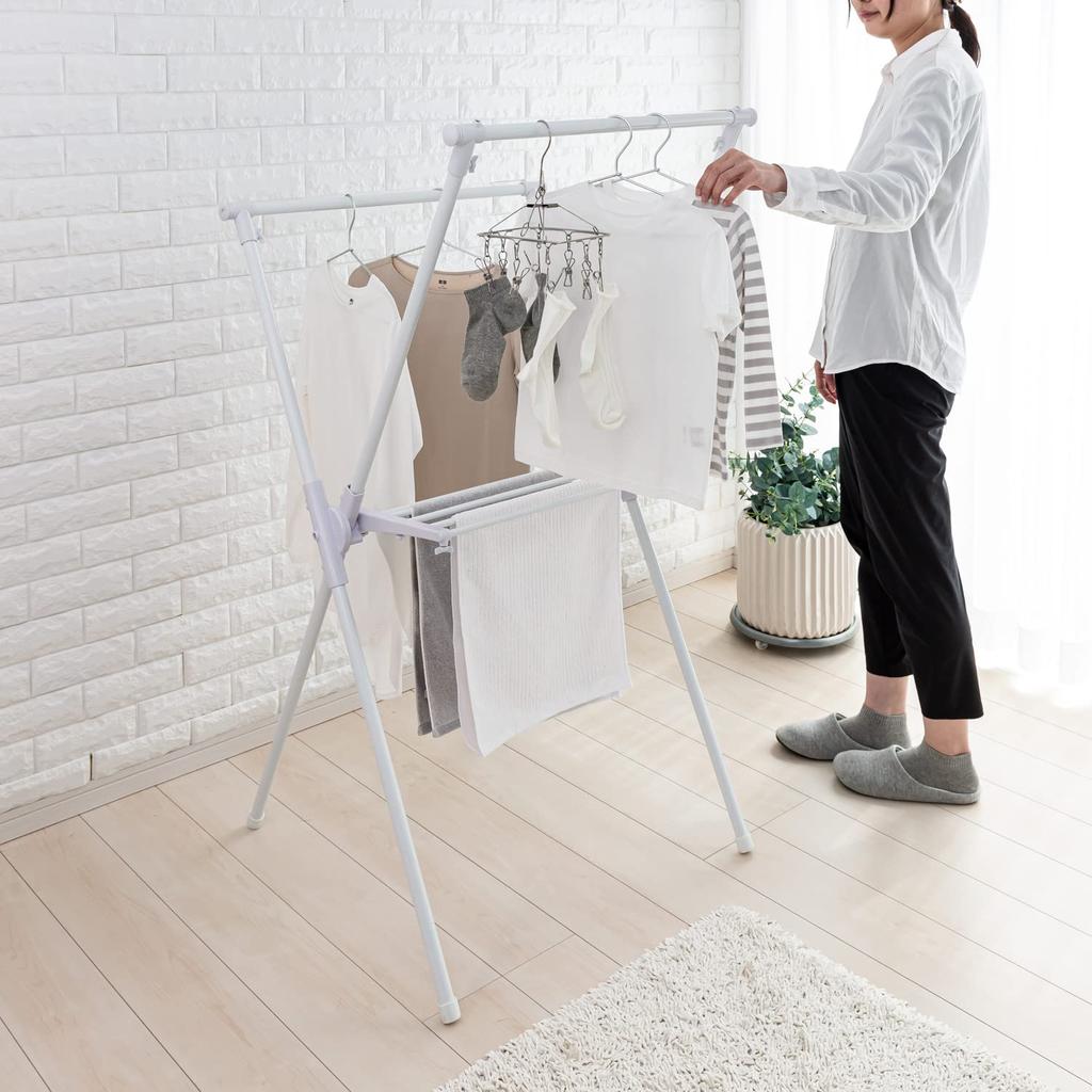 Sekisui Jushi Shoji Sekisui Clothes Drying Stand MH-80W White