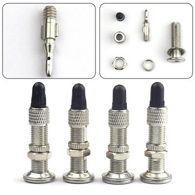 4Pcs Bike  Valve Zinc Alloy Replacement Cycling Valves Mountain Bike  Valve Core Cycling Replacement Parts