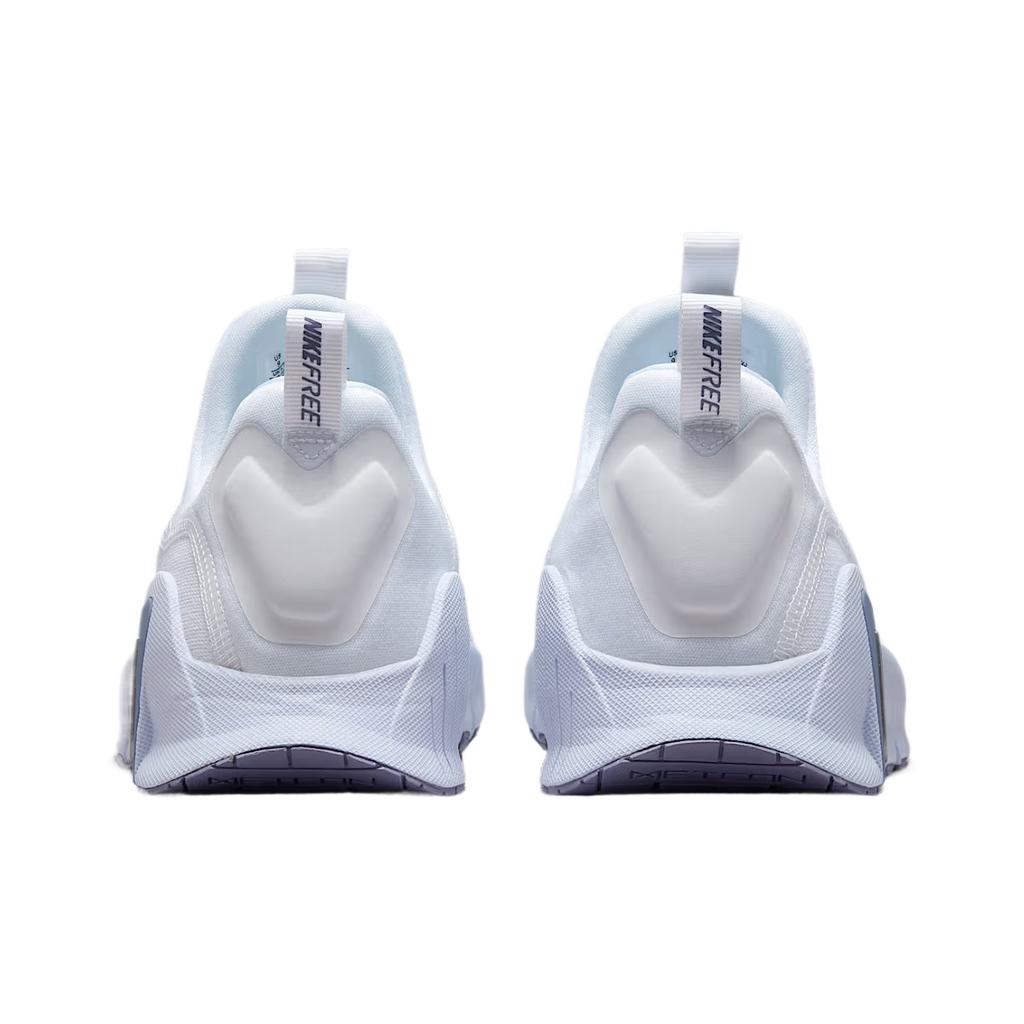 Nike Free Metcon 6 White Half Blue Women Sneakers Metallic-Silver FJ7126-110