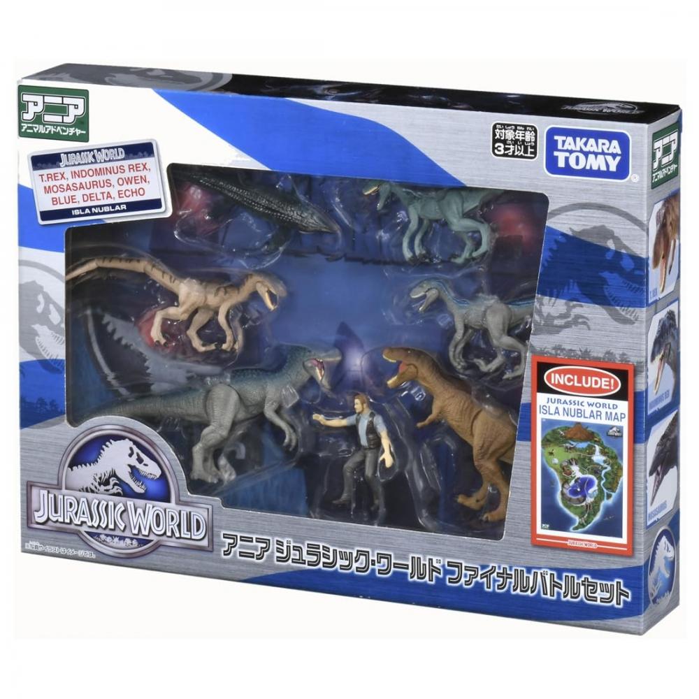 TAKARA TOMY Ania Jurassic World Final Battle Set Animal Dinosaur Toy Ages 3+