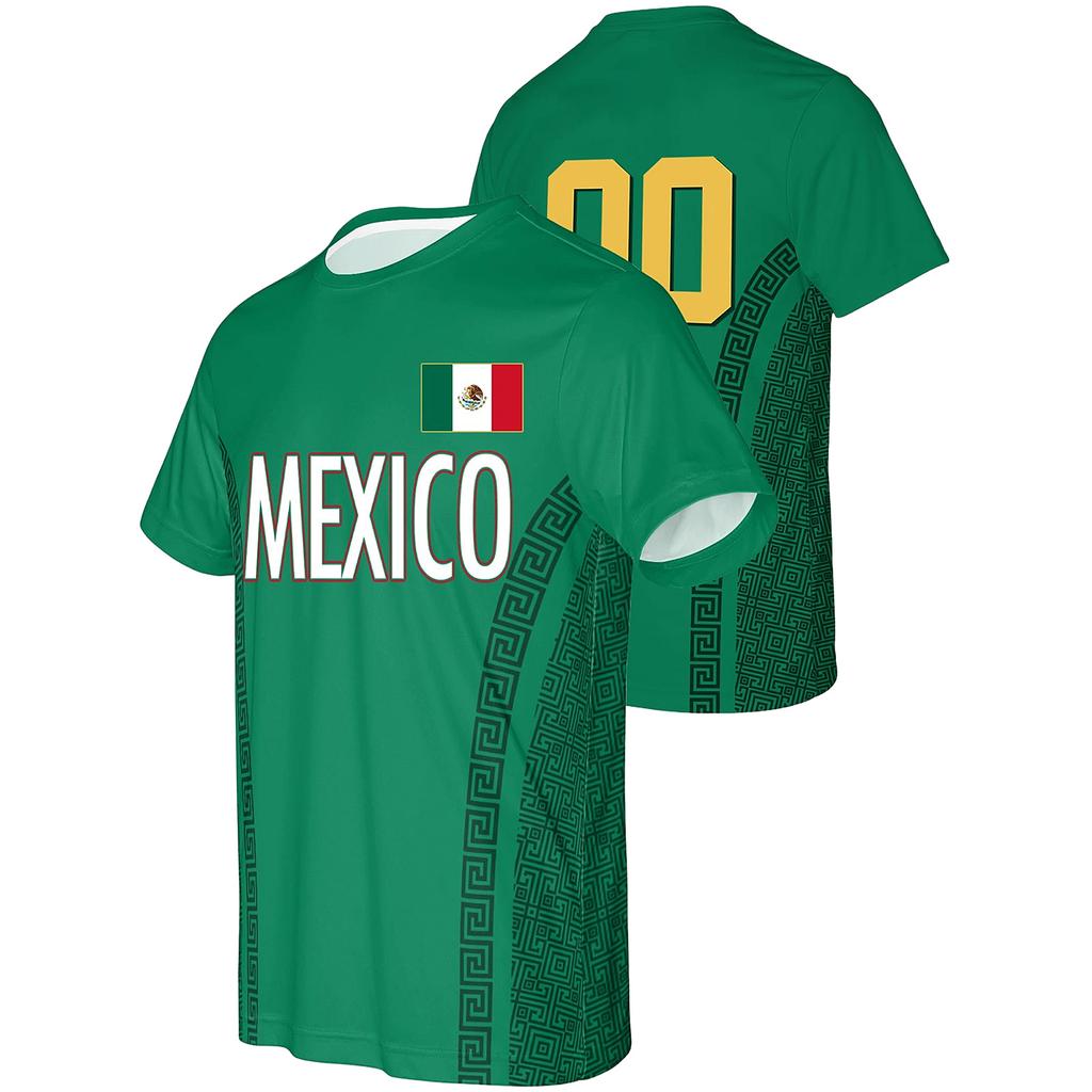 Argentina Soccer Jersey Supporter Shirt Men Women Football Fan Apparel Short Sleeve Lightweight Breathable Material