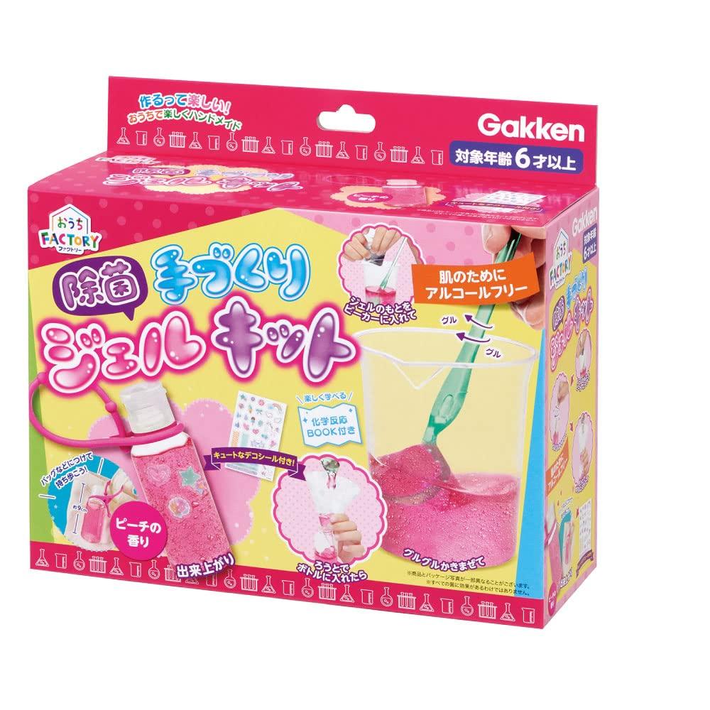 

Gakken Ouchi FACTORY Homemade Disinfectant Gel Kit (Peach) (Ages 6 and up) 83520
