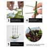 Plant Support Cage Resistant Garden Plant Support Ring Plant Stake Plant Support Tomato Cage, 45 Cm Plant Lattice Frame Kit