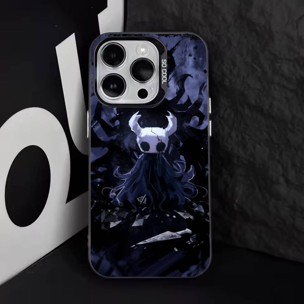 Cool H-Hollow Knight new Phone Case For iPhone 17,16,15,14,13,12,11,Pro,XS,Max,Plus,Mini,SE4,E Black Matte Shockproof Cover