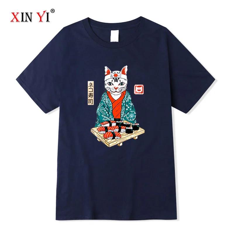Mens High Quality 100 Cotton Funny Anime Tshirt Printing Summer T Shirt Casual Loose Male Crewneck for Men Tshirt Male Tee