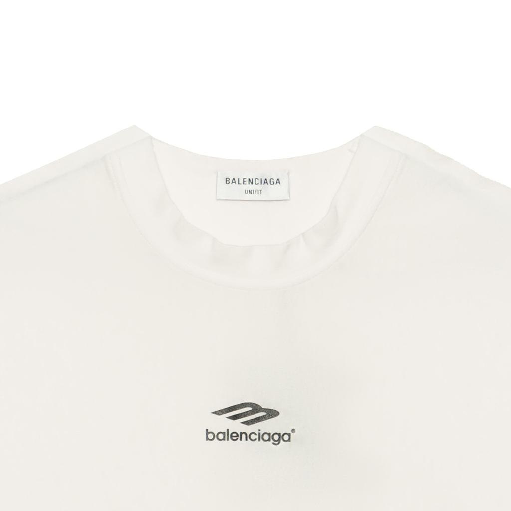 Balenciaga 3B Sports Icon Flat T-Shirt 'Ecru' Unisex 704032TMVJ70978