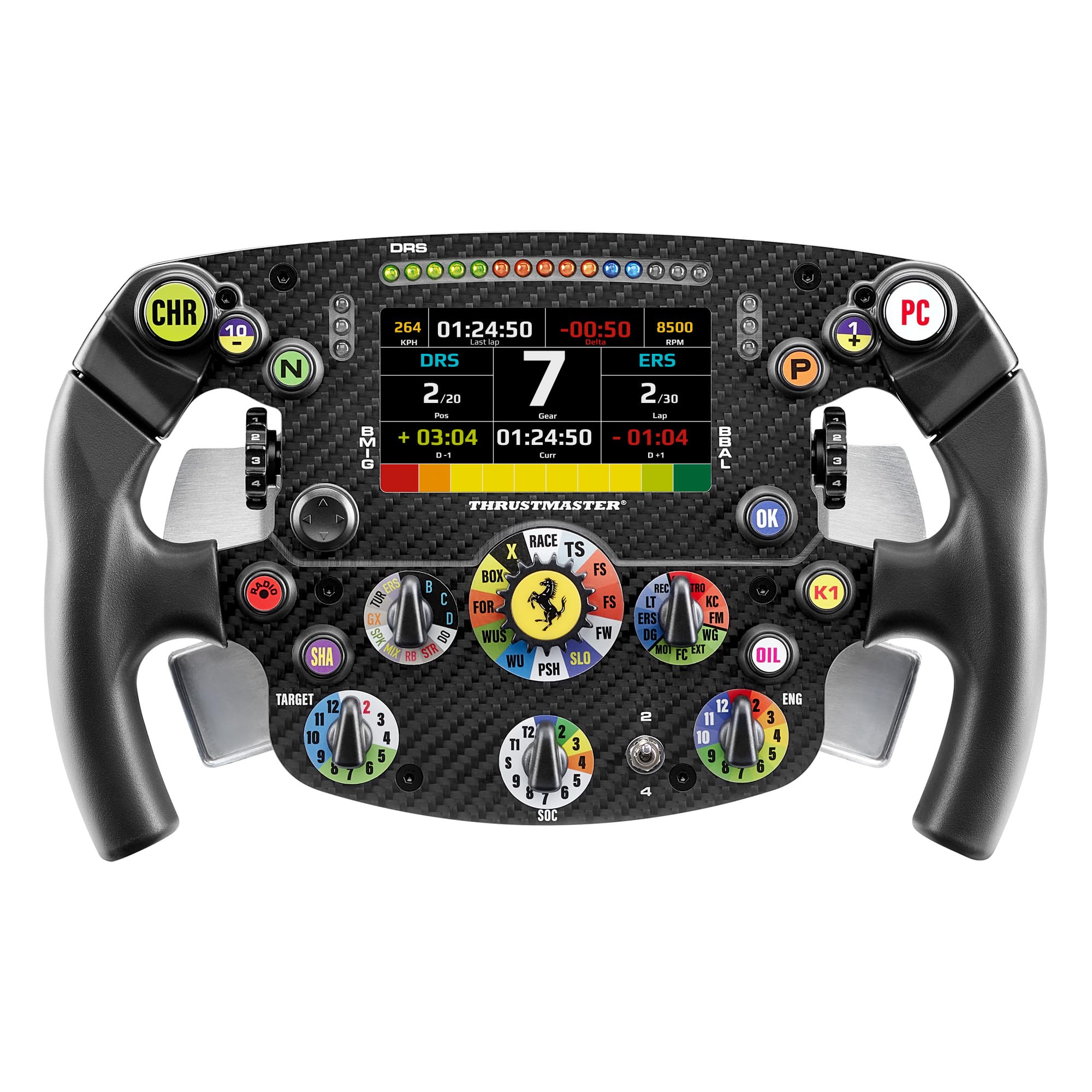 Aro de Volante Thrustmaster Formula 1 SF-25 Ferrari Edition Wheel Add-On Réplica LED 25 botones - Imagen 3