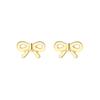 Bow Stud Earrings For Girls, Sweet And Gentle Earbone Studs, Ear Hole Earrings, Exquisite Mini Tremella Decoration