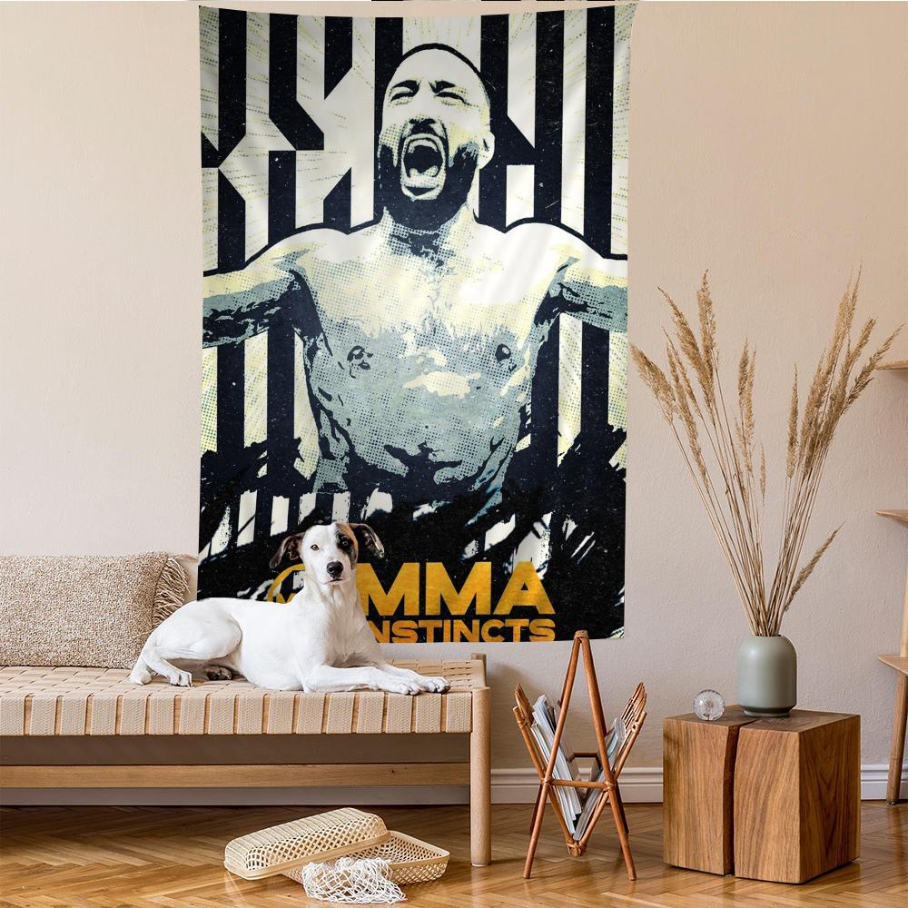 UFC Ultimate Fighting Championship Tapiz de Dibujos Animados Decoración del Hogar Hippie Bohemio Decoración Adivinación Decoración del Hogar