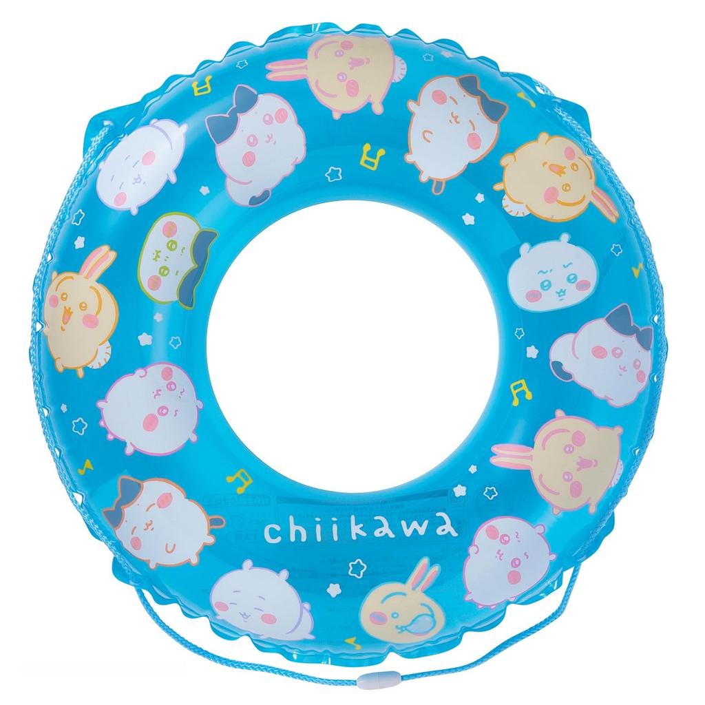 Maruka Chiikawa Inflatable Float, 70cm, for Water Play, Pools, and Beach Use, 174896