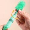 ABS Bottle Cleaning Brush Set TPR Bottle Brush Pacifier Straw Scrubber Nylon Travelbottle Glass Cup Washing Tool Bowl