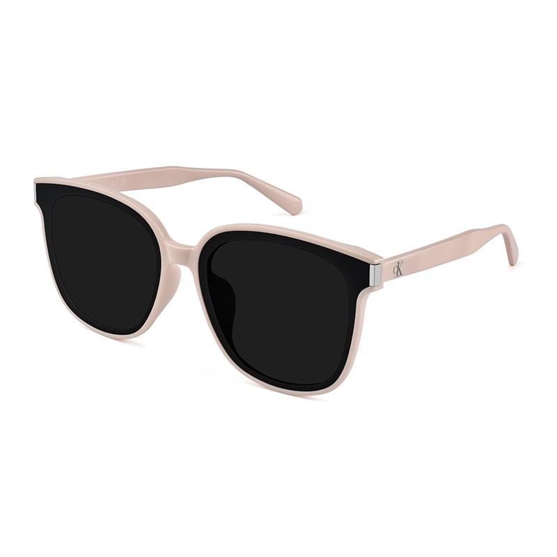 Calvin Klein Fashionable Minimalist Versatile Large Frame Face-Enhancing Sunglasses Square Sunglasses Unisex sunglasses CKJ26623SLB