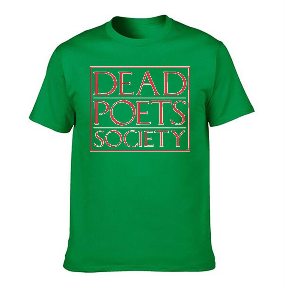 Unisexs Pure Cotton TShirt Dead Poets Society Vintage Print Casual Short Sleeve Tee for Daily Wear