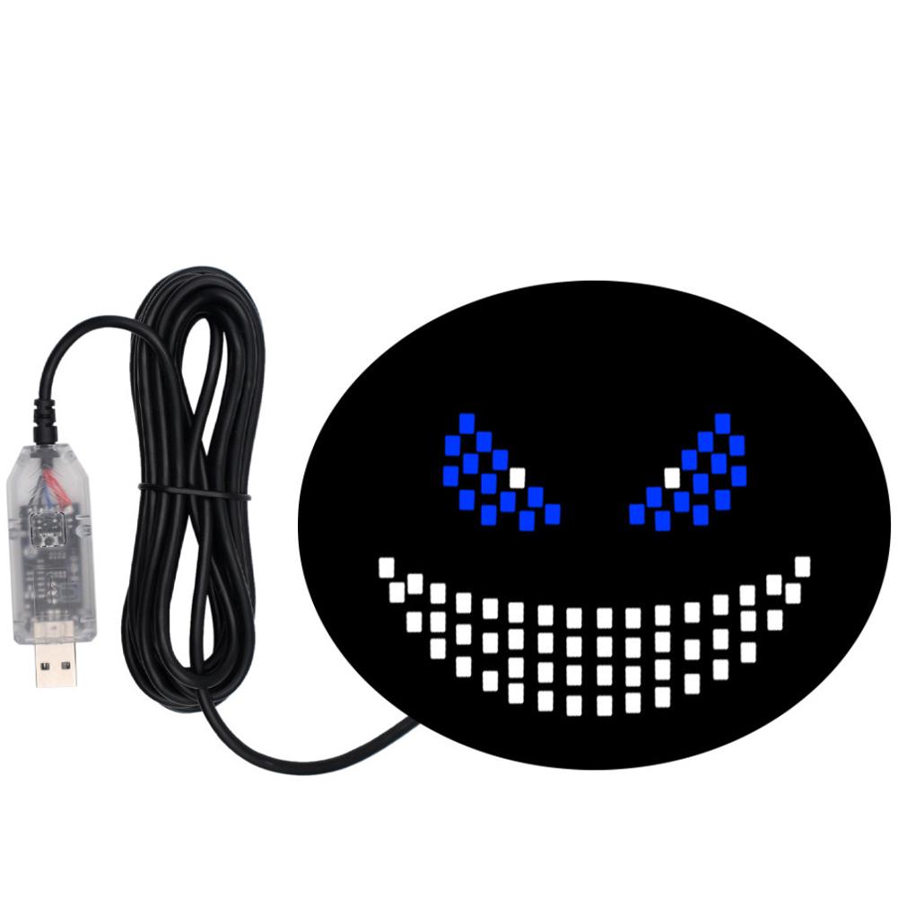 Car Devil's Eye LED Decorative Light Strips Rear Window Warning Light Devil Eye Atmosphere Lamps Car Decoration Accessories