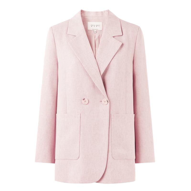 Elegant Small Lapel Commuter Blazer L