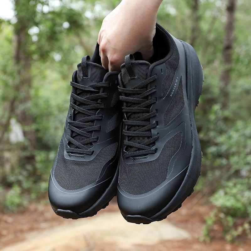 Flat Replacement Non-slip Slow Off-road Running Shoes Shock Outdoor Waterproof Hiking Shoes Men's Sports Shoes