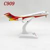 24CM ARJ-21 C909 Airways Scale Aircraft Diecast Alloy Airplane Model With Plane Base & Wheels Home Collection Gift