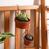 Stainless Steel Terracotta Pots Hangers Triangular Shaped Planter Hanger  Indoor Outdoor