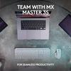 Logitech MX Keys S Wireless Bluetooth Keyboard Ultra-thin Full-size Ergonomic Intelligent Backlight with Wireless Receiver