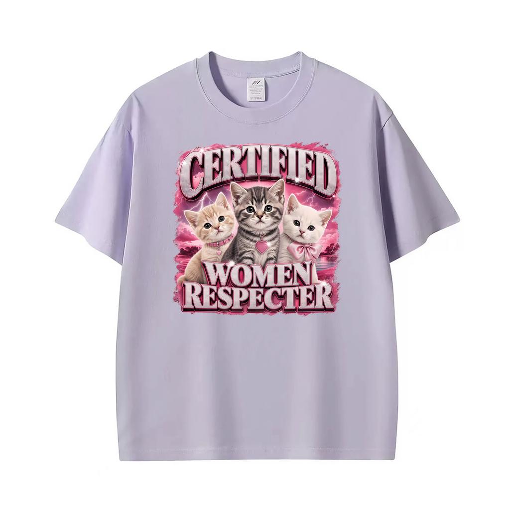 Funny Certified Unisex Respecter Humor Meme Graphic T Shirt Unisexs Summer Fashion Tshirts Hot Sale Oversized Tee Shirt Streetwear