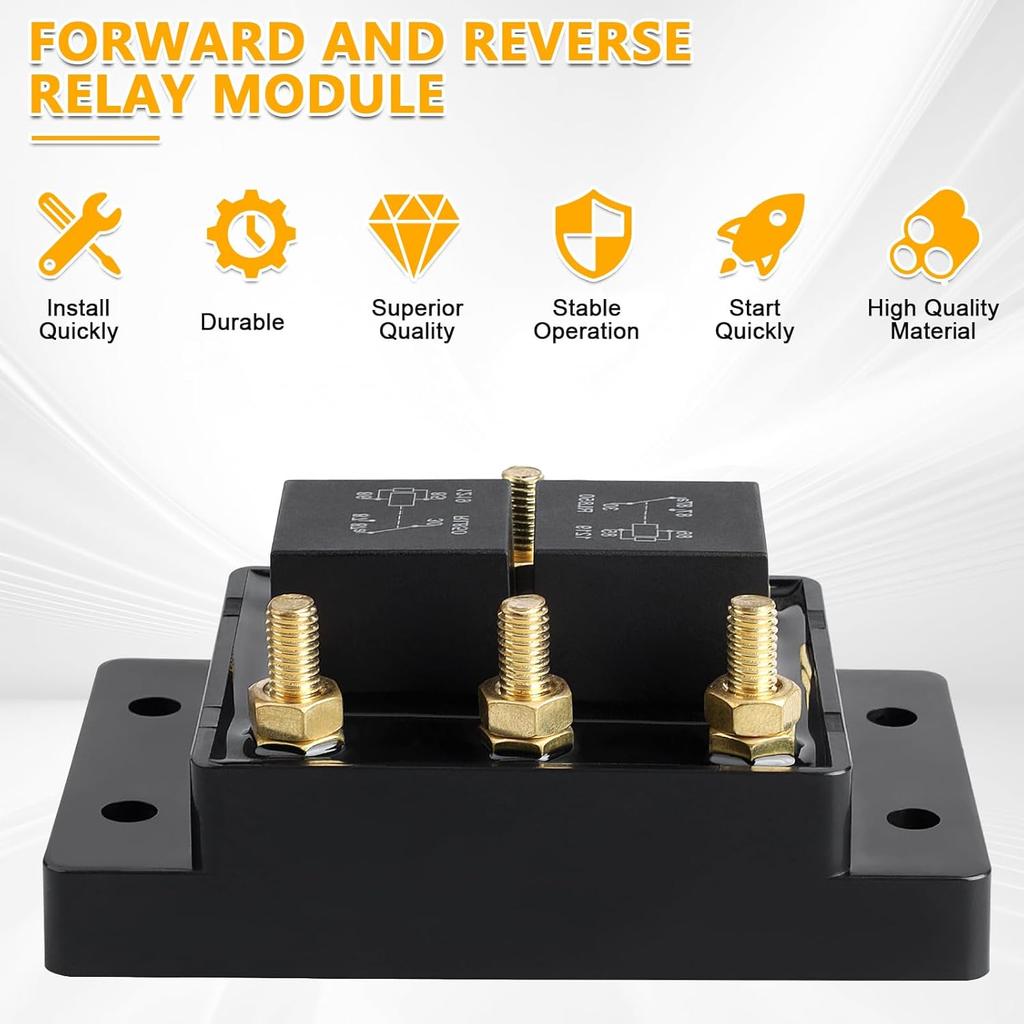 Forward and Reverse Relay Module fit for Tarp or Winch Motor Relay and Lift,Replace 5541100 24452 ATP0110