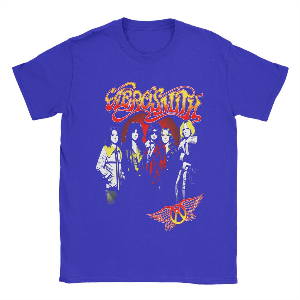 Aerosmith Tour Cotton TShirt For Mens Summer  Y2K Casual TShirts ONeck Hippie Tee Shirt Plus Size Print Tops