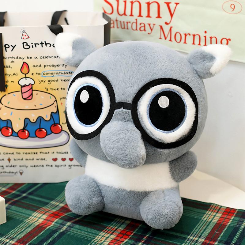 Plush Elephant Toy With Large Eyes For Kids Soft Sleep Pillow Gift
